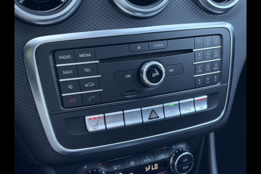 Mercedes-Benz A-Klasse 160 Ambition Automaat l Dealer Onderhouden l Pano l Carplay l Stoelverw l Navi l Halfleder l Pdc l LED l Clima l Cruise l Lm velgen l 102pk l N.A.P l Apk tot 07-2027