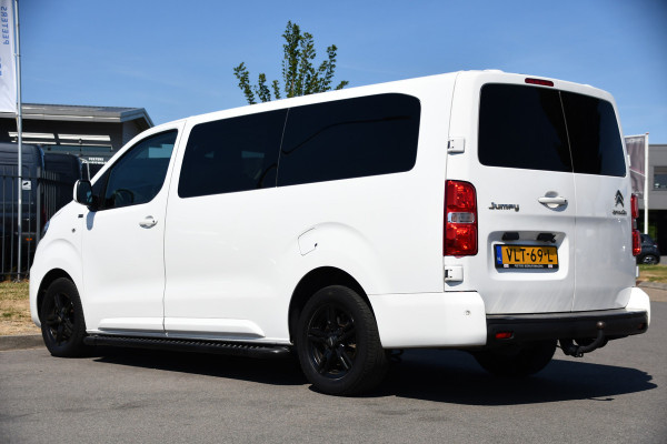 Citroën Jumpy 2.0 BlueHDI 120 L3 PB Edition Camera, Cruise, Carplay, Clima, 122pk, Trekhaak, 6 zitplaatsen, Sensoren, Multimedia, Uniek!