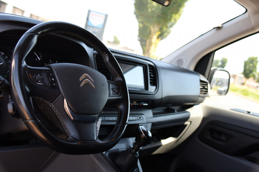 Citroën Jumpy 2.0 BlueHDI 120 L3 PB Edition Camera, Cruise, Carplay, Clima, 122pk, Trekhaak, 6 zitplaatsen, Sensoren, Multimedia, Uniek!