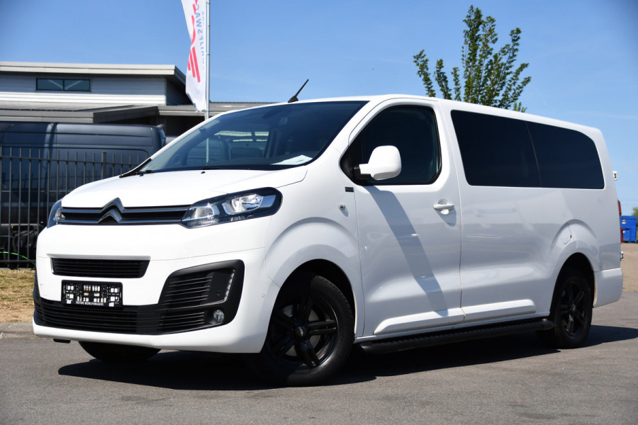 Citroën Jumpy 2.0 BlueHDI 120 L3 PB Edition Camera, Cruise, Carplay, Clima, 122pk, Trekhaak, 6 zitplaatsen, Sensoren, Multimedia, Uniek!