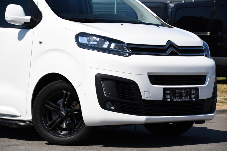 Citroën Jumpy 2.0 BlueHDI 120 L3 PB Edition Camera, Cruise, Carplay, Clima, 122pk, Trekhaak, 6 zitplaatsen, Sensoren, Multimedia, Uniek!