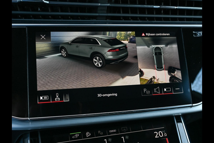 Audi Q8 60 TFSI e quattro Pro Line S Competition | Panoramadak | 360 Camera | Stoelmassage + Ventilatie | Luchtvering | Ambiance Interieur | Stoelverwarming V+A | Memory Seats |