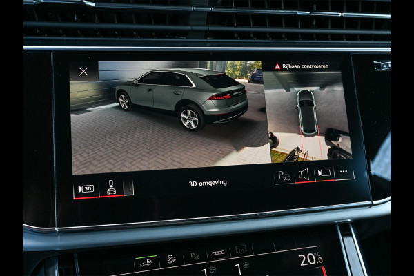Audi Q8 60 TFSI e quattro Pro Line S Competition | Panoramadak | 360 Camera | Stoelmassage + Ventilatie | Luchtvering | Ambiance Interieur | Stoelverwarming V+A | Memory Seats |