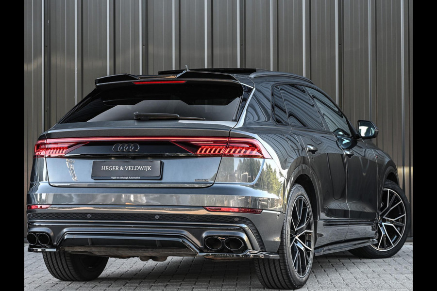 Audi Q8 60 TFSI e quattro Pro Line S Competition | Panoramadak | 360 Camera | Stoelmassage + Ventilatie | Luchtvering | Ambiance Interieur | Stoelverwarming V+A | Memory Seats |