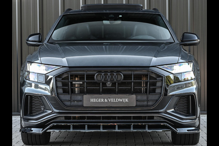 Audi Q8 60 TFSI e quattro Pro Line S Competition | Panoramadak | 360 Camera | Stoelmassage + Ventilatie | Luchtvering | Ambiance Interieur | Stoelverwarming V+A | Memory Seats |
