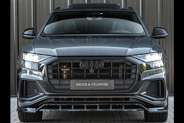 Audi Q8 60 TFSI e quattro Pro Line S Competition | Panoramadak | 360 Camera | Stoelmassage + Ventilatie | Luchtvering | Ambiance Interieur | Stoelverwarming V+A | Memory Seats |