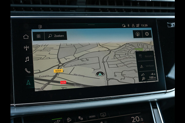 Audi Q8 60 TFSI e quattro Pro Line S Competition | Panoramadak | 360 Camera | Stoelmassage + Ventilatie | Luchtvering | Ambiance Interieur | Stoelverwarming V+A | Memory Seats |