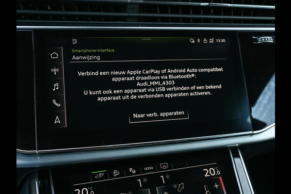 Audi Q8 60 TFSI e quattro Pro Line S Competition | Panoramadak | 360 Camera | Stoelmassage + Ventilatie | Luchtvering | Ambiance Interieur | Stoelverwarming V+A | Memory Seats |