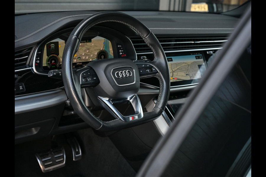 Audi Q8 60 TFSI e quattro Pro Line S Competition | Panoramadak | 360 Camera | Stoelmassage + Ventilatie | Luchtvering | Ambiance Interieur | Stoelverwarming V+A | Memory Seats |