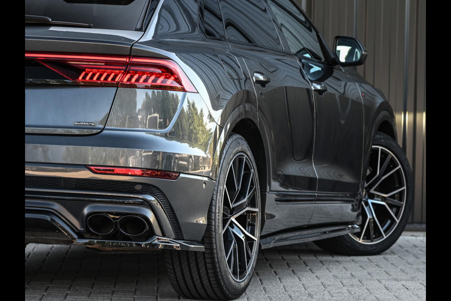 Audi Q8 60 TFSI e quattro Pro Line S Competition | Panoramadak | 360 Camera | Stoelmassage + Ventilatie | Luchtvering | Ambiance Interieur | Stoelverwarming V+A | Memory Seats |