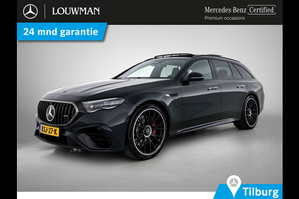 Mercedes-Benz E-Klasse Estate Mercedes-AMG 53 4MATIC+ AMG Performance Sitz-Paket Advanced | AMG DYNAMIC PLUS Paket | Panorama Schuif-Kanteldak | Trekhaak. Inclusief 24 maanden Mercedes-Benz Certified garantie voor Europa.
