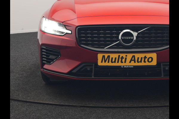 Volvo V60 T6 Recharge AWD R-Design PHEV 340pk Dealer O.H | Trehaak Af Fabriek | Camera | Lederen Sportstoelen Memory & Verwarmd | Cruise Control | Pilot Assist | Apple Carplay | Keyless | Stuurverwarming | Virtual | Navigatie | DAB | 19"L.M | Plug In Hybrid |