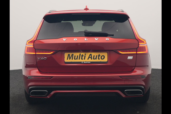 Volvo V60 T6 Recharge AWD R-Design PHEV 340pk Dealer O.H | Trehaak Af Fabriek | Camera | Lederen Sportstoelen Memory & Verwarmd | Cruise Control | Pilot Assist | Apple Carplay | Keyless | Stuurverwarming | Virtual | Navigatie | DAB | 19"L.M | Plug In Hybrid |