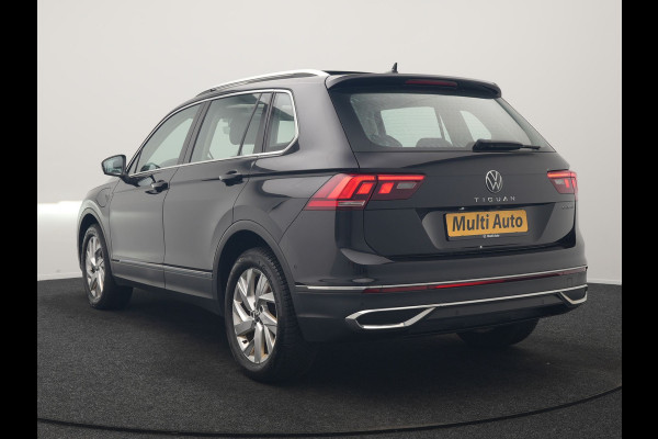 Volkswagen Tiguan 1.4 TSI eHybrid Elegance PHEV 245pk Dealer O.H | Trekhaak Af Fabriek | Panodak | Adaptive Cruise | IQ Light | 360 Camera | Lederen Sportstoelen Memory & Verwarmd | Travel Assist | Apple Carplay | Keyless | Stuurverwarming | BLIS | Virtual | Navigatie | DAB | 18"L.M | Plug In Hybrid |