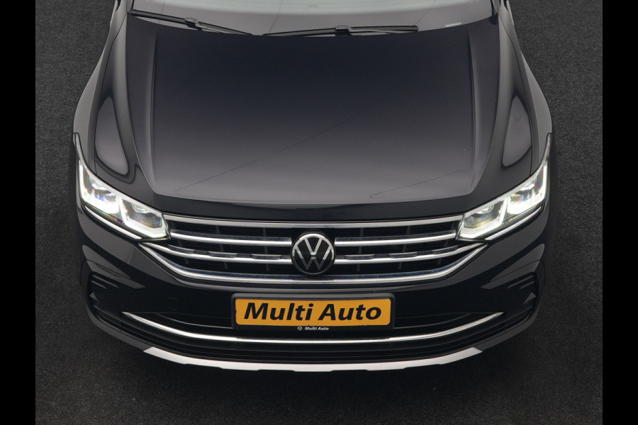 Volkswagen Tiguan 1.4 TSI eHybrid Elegance PHEV 245pk Dealer O.H | Trekhaak Af Fabriek | Panodak | Adaptive Cruise | IQ Light | 360 Camera | Lederen Sportstoelen Memory & Verwarmd | Travel Assist | Apple Carplay | Keyless | Stuurverwarming | BLIS | Virtual | Navigatie | DAB | 18"L.M | Plug In Hybrid |