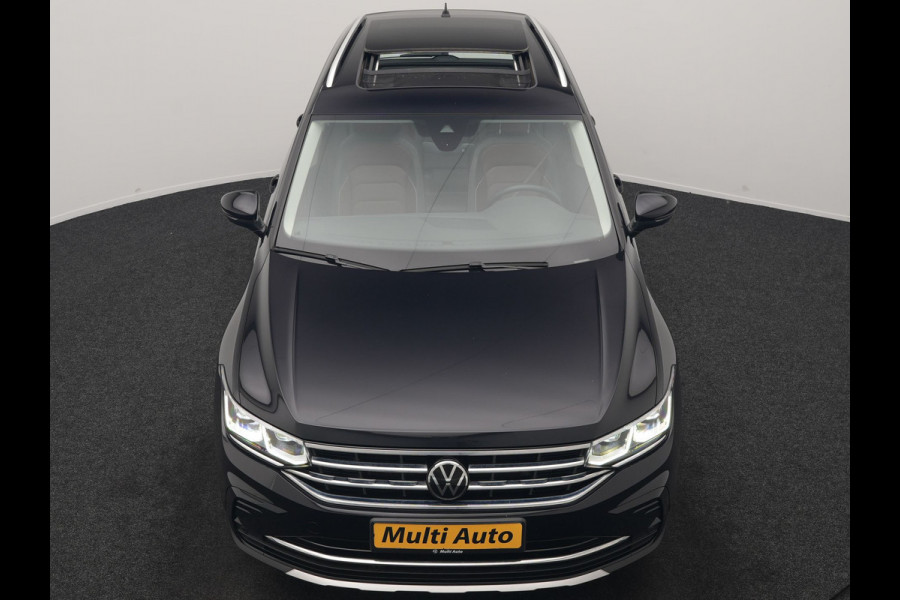 Volkswagen Tiguan 1.4 TSI eHybrid Elegance PHEV 245pk Dealer O.H | Trekhaak Af Fabriek | Panodak | Adaptive Cruise | IQ Light | 360 Camera | Lederen Sportstoelen Memory & Verwarmd | Travel Assist | Apple Carplay | Keyless | Stuurverwarming | BLIS | Virtual | Navigatie | DAB | 18"L.M | Plug In Hybrid |