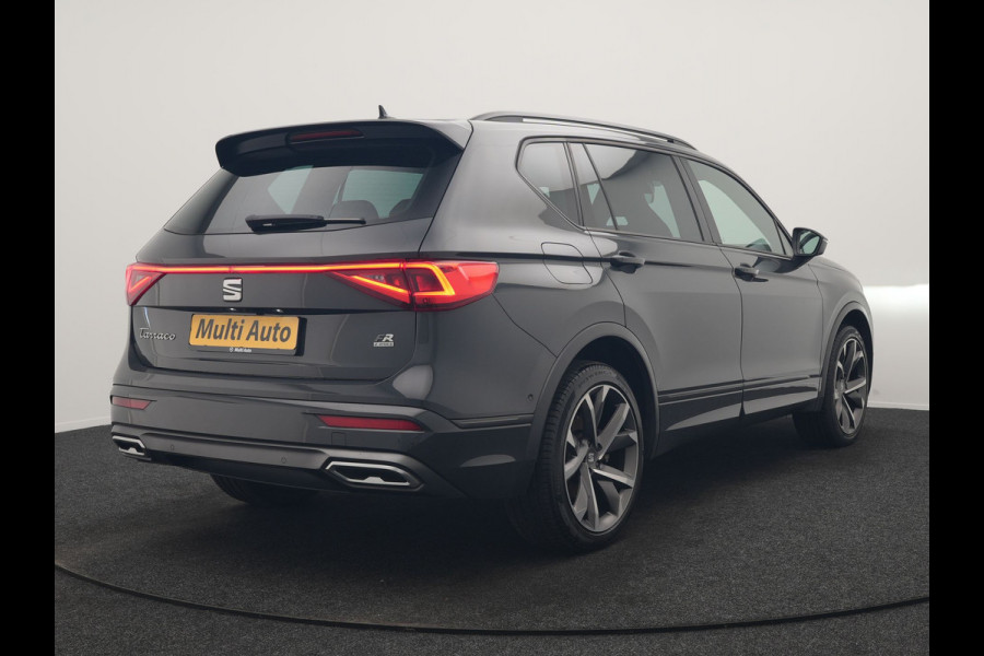 Seat Tarraco 1.4 TSI e-Hybrid FR PHEV 245pk Dealer O.H | Trekhaak Af Fabriek | Adaptive Cruise | 360 Camera | Sportstoelen Memory & Verwarmd | Apple Carplay | Keyless | Stuurverwarming | BLIS | Virtual | Navigatie | DAB | 20"L.M |