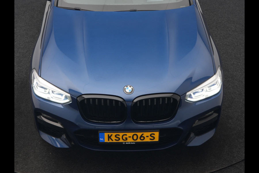 BMW X3 xDrive30e M Sport PHEV 293pk | Trekhaak Afn. | Panodak | Head Up | Camera | Lederen Sportstoelen Memory & Verwarmd | Adaptive LED | Sfeerverlichting | Blis | Keyless | Navigatie | 19"L.M | Plug In Hybrid |