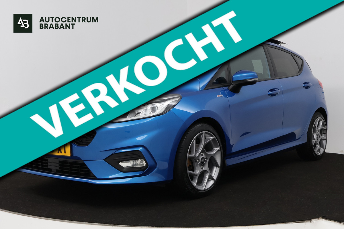 Ford Fiesta 1.0 EcoBoost ST-Line (PANORAMADAK, STOEL/STUUR VERWARMING, LANE-ASSIST, CRUISE CONTROL, NAVIGATIE, PARKEERSENSOREN)