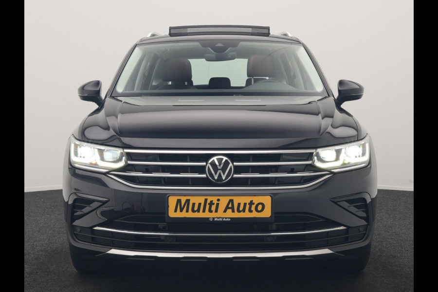 Volkswagen Tiguan 1.4 TSI eHybrid Elegance PHEV 245pk Dealer O.H | Trekhaak Af Fabriek | Panodak | Adaptive Cruise | IQ Light | 360 Camera | Lederen Sportstoelen Memory & Verwarmd | Travel Assist | Apple Carplay | Keyless | Stuurverwarming | BLIS | Virtual | Navigatie | DAB | 18"L.M | Plug In Hybrid |