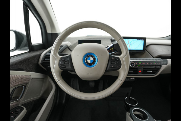 BMW i3 Basis 120Ah 42 kWh [3-Fase-11kW] {SoH-95%} *HEAT-PUMP | LEATHER-FABRIC | FULL-LED | HARMAN/KARDON | HEATED-COMFORTSEATS | DIGI-COCKPIT | NAVI-FULLMAP | PRIVACY-GLASS | DAB+ | ECC | PDC | CRUISE | 20''ALU*