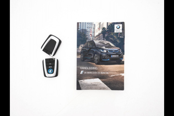 BMW i3 Basis 120Ah 42 kWh [3-Fase-11kW] {SoH-95%} *HEAT-PUMP | LEATHER-FABRIC | FULL-LED | HARMAN/KARDON | HEATED-COMFORTSEATS | DIGI-COCKPIT | NAVI-FULLMAP | PRIVACY-GLASS | DAB+ | ECC | PDC | CRUISE | 20''ALU*