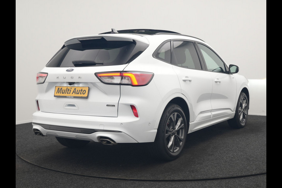 Ford Kuga 2.5 PHEV ST-Line 225pk Dealer O.H | Trekhaak Af Fabriek | Panodak | Adaptive Cruise | 360 Camera | Head Up | Sportstoelen & Stuur Verwarmd | Apple Carplay | Keyless | Pilot Assist | BLIS | Virtual | Navigatie | DAB | 18"L.M | Plug In Hybrid |