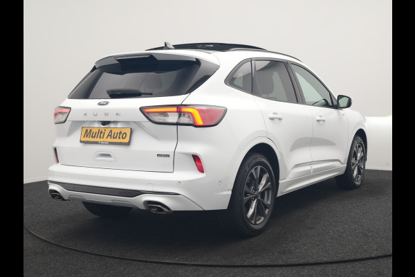 Ford Kuga 2.5 PHEV ST-Line 225pk Dealer O.H | Trekhaak Af Fabriek | Panodak | Adaptive Cruise | 360 Camera | Head Up | Sportstoelen & Stuur Verwarmd | Apple Carplay | Keyless | Pilot Assist | BLIS | Virtual | Navigatie | DAB | 18"L.M | Plug In Hybrid |