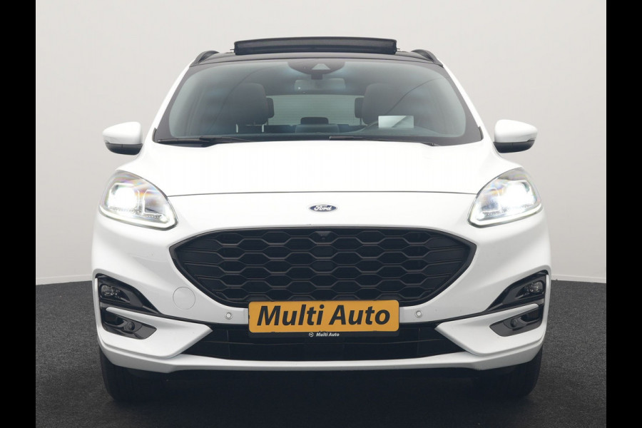 Ford Kuga 2.5 PHEV ST-Line 225pk Dealer O.H | Trekhaak Af Fabriek | Panodak | Adaptive Cruise | 360 Camera | Head Up | Sportstoelen & Stuur Verwarmd | Apple Carplay | Keyless | Pilot Assist | BLIS | Virtual | Navigatie | DAB | 18"L.M | Plug In Hybrid |