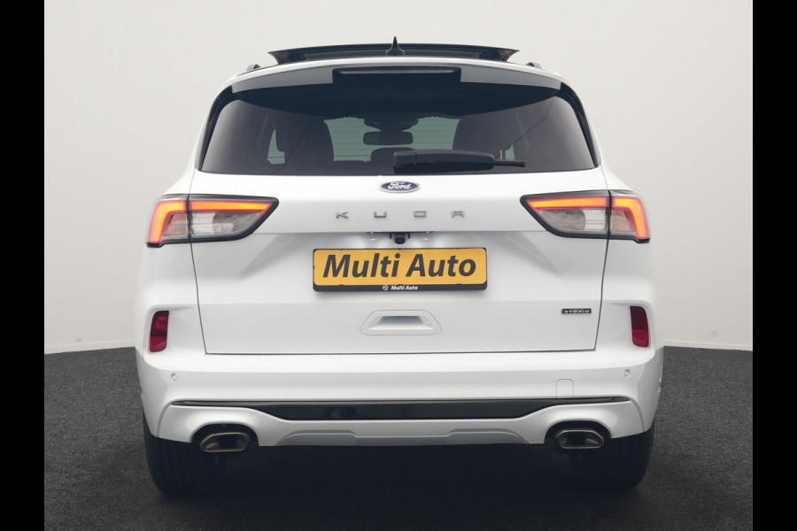 Ford Kuga 2.5 PHEV ST-Line 225pk Dealer O.H | Trekhaak Af Fabriek | Panodak | Adaptive Cruise | 360 Camera | Head Up | Sportstoelen & Stuur Verwarmd | Apple Carplay | Keyless | Pilot Assist | BLIS | Virtual | Navigatie | DAB | 18"L.M | Plug In Hybrid |