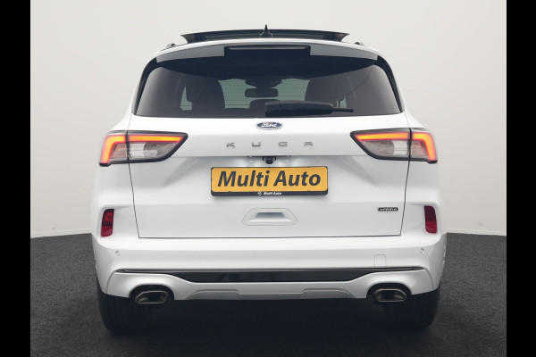 Ford Kuga 2.5 PHEV ST-Line 225pk Dealer O.H | Trekhaak Af Fabriek | Panodak | Adaptive Cruise | 360 Camera | Head Up | Sportstoelen & Stuur Verwarmd | Apple Carplay | Keyless | Pilot Assist | BLIS | Virtual | Navigatie | DAB | 18"L.M | Plug In Hybrid |