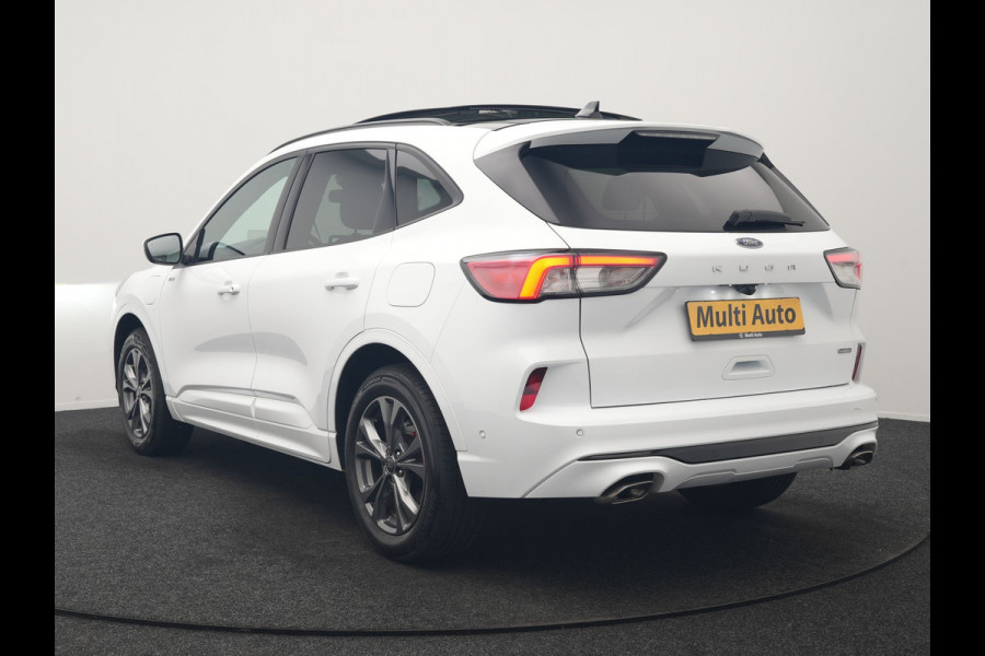Ford Kuga 2.5 PHEV ST-Line 225pk Dealer O.H | Trekhaak Af Fabriek | Panodak | Adaptive Cruise | 360 Camera | Head Up | Sportstoelen & Stuur Verwarmd | Apple Carplay | Keyless | Pilot Assist | BLIS | Virtual | Navigatie | DAB | 18"L.M | Plug In Hybrid |