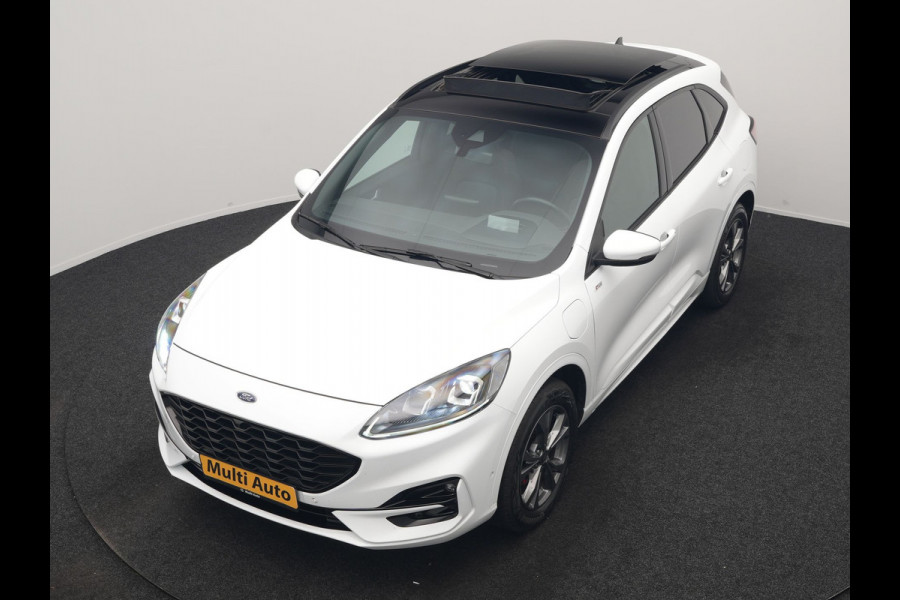 Ford Kuga 2.5 PHEV ST-Line 225pk Dealer O.H | Trekhaak Af Fabriek | Panodak | Adaptive Cruise | 360 Camera | Head Up | Sportstoelen & Stuur Verwarmd | Apple Carplay | Keyless | Pilot Assist | BLIS | Virtual | Navigatie | DAB | 18"L.M | Plug In Hybrid |