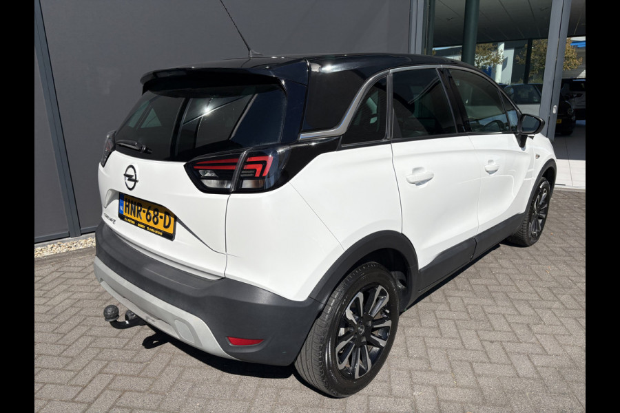 Opel Crossland 1.2 Turbo Elegance Achteruitrijcamera - Airco - Apple carplay - Bluetooth - Cruise control - Radio - Navigatie - Trekhaak - Elektrische ramen - Led verlichting - Start/stop systeem - Licht metalen velgen 16 inch - Stuur multifunctioneel