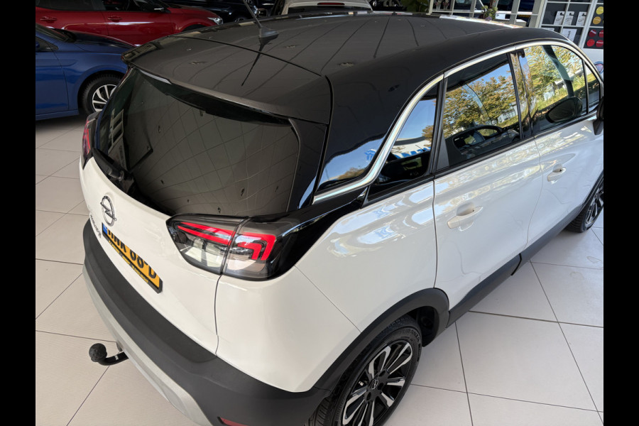 Opel Crossland 1.2 Turbo Elegance Achteruitrijcamera - Airco - Apple carplay - Bluetooth - Cruise control - Radio - Navigatie - Trekhaak - Elektrische ramen - Led verlichting - Start/stop systeem - Licht metalen velgen 16 inch - Stuur multifunctioneel