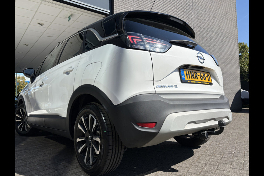 Opel Crossland 1.2 Turbo Elegance Achteruitrijcamera - Airco - Apple carplay - Bluetooth - Cruise control - Radio - Navigatie - Trekhaak - Elektrische ramen - Led verlichting - Start/stop systeem - Licht metalen velgen 16 inch - Stuur multifunctioneel