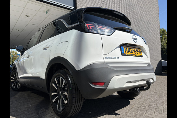 Opel Crossland 1.2 Turbo Elegance Achteruitrijcamera - Airco - Apple carplay - Bluetooth - Cruise control - Radio - Navigatie - Trekhaak - Elektrische ramen - Led verlichting - Start/stop systeem - Licht metalen velgen 16 inch - Stuur multifunctioneel