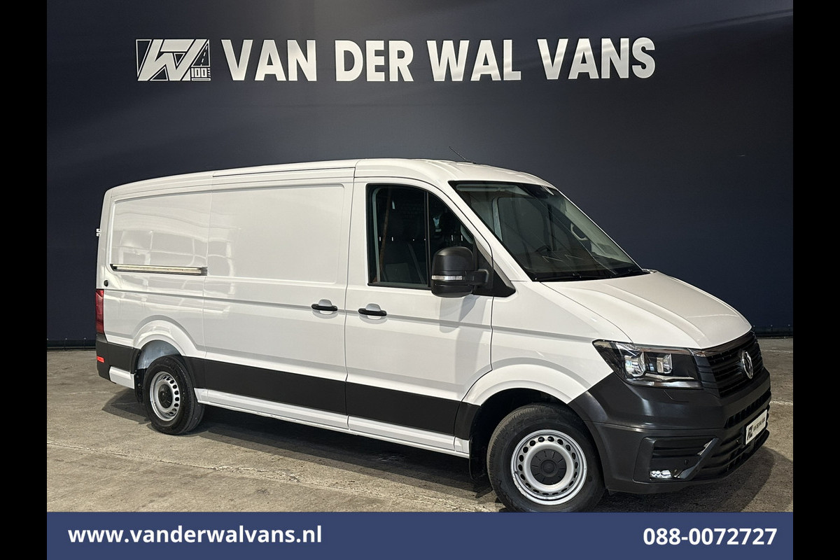 Volkswagen Crafter 2.0 TDI L3H2 L2H1 Euro6 Airco | Camera | Navigatie | Apple Carplay | Stoelverwarming Android Auto, 2500kg Trekhaak, Verwarmde voorruit, Parkeersensoren, Bijrijdersbank