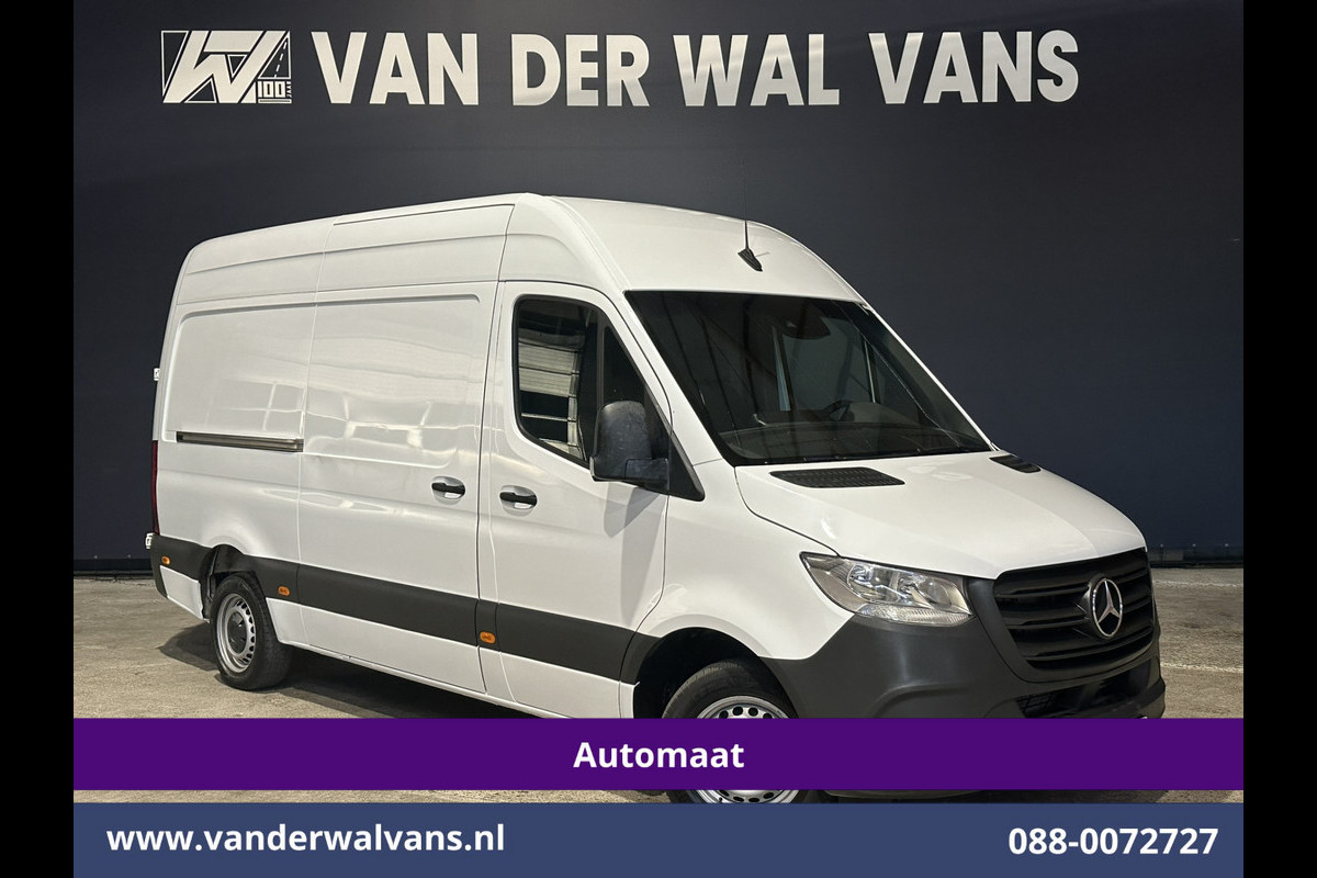 Mercedes-Benz Sprinter 317 CDI 170pk 9G-Tronic Automaat 3500kg Trekhaak L2H2 Euro6 Airco | Navigatie | Apple Carplay Android Auto, Bijrijdersbank