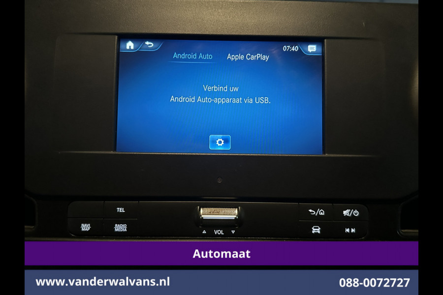 Mercedes-Benz Sprinter 317 CDI 170pk 9G-Tronic Automaat 3500kg Trekhaak L2H2 Euro6 Airco | Navigatie | Apple Carplay Android Auto, Bijrijdersbank