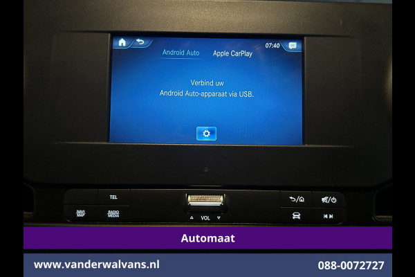 Mercedes-Benz Sprinter 317 CDI 170pk 9G-Tronic Automaat 3500kg Trekhaak L2H2 Euro6 Airco | Navigatie | Apple Carplay Android Auto, Bijrijdersbank