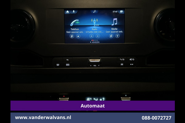 Mercedes-Benz Sprinter 317 CDI 170pk 9G-Tronic Automaat 3500kg Trekhaak L2H2 Euro6 Airco | Navigatie | Apple Carplay Android Auto, Bijrijdersbank