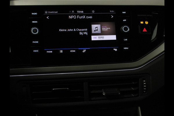 Volkswagen Polo 1.0 TSI Move DSG Navigatie Apple Carplay/Android Auto Airco Digitale Cockpit Adaptive Cruise Control Lichtmetalen Velgen Parkeer sensoren V+A Stoelverwarming