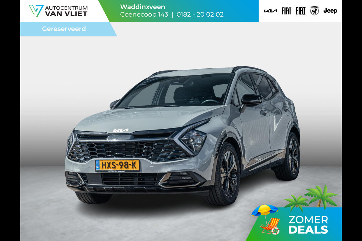Kia Sportage 1.6 T-GDi Plug-in Hybrid AWD Dark Edition l Lederlook bekleding l Stoel Stuur verwarming l Dark chrome accenten l