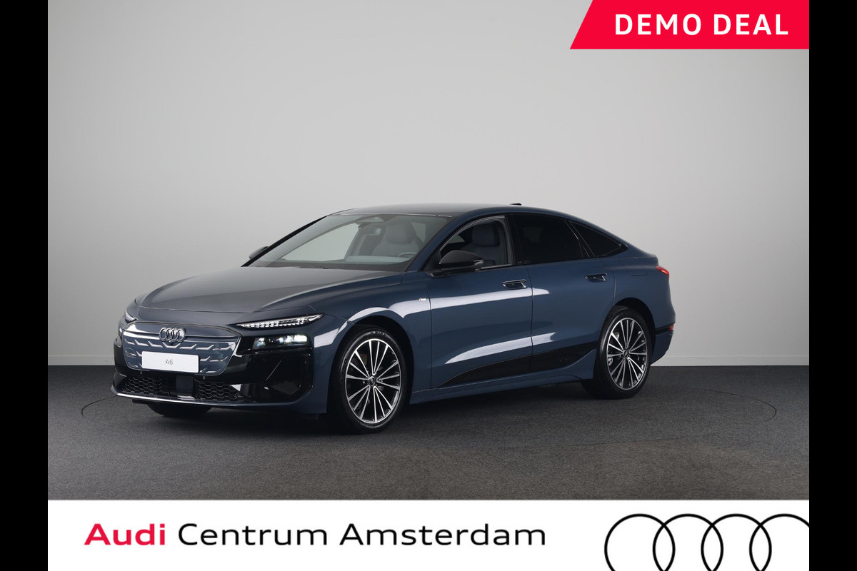 Audi A6 Sportback e-tron S edition e-tron 83 kWh 286 pk Adverteren per december 2026 | Techniekpakket plus | Sportstoelen leder | Privacy glas | MMI-bijrijdersscherm |
