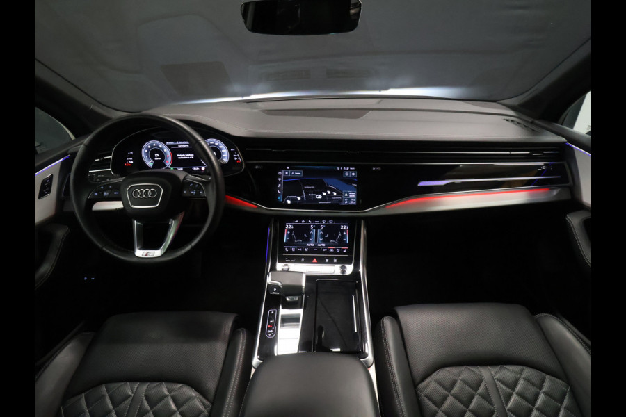 Audi Q7 60 TFSI e quattro Competition [SCHUIFKANTELDAK, RS ZETELS, APPLE CARPLAY, TREKHAAK, MEMORY SEATS, STOELVERWARMING V+A, DIGITAL DASH, HEAD-UP, BOSE, STOELVENTILATIE, MASSAGE, HD MATRIX LED, 360 CAMERA, ELEKTRISCHE ACHTERKL