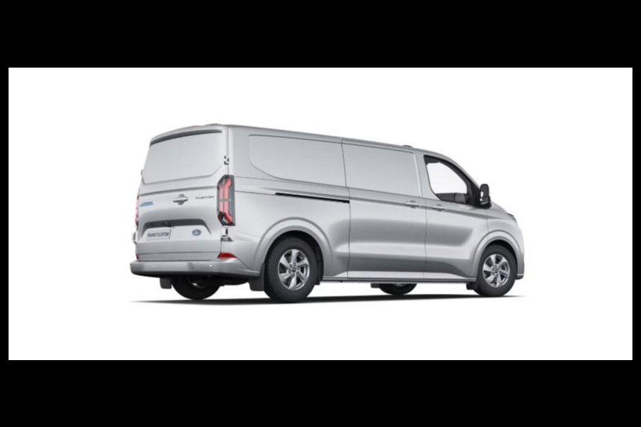 Ford E-Transit Custom 340 L2H1 Limited 71 kWh 218pk | Laadvloer bescherming | 12-weg verstel- en verwarmbare AGR bestuurders- en passagiersstoel Laadvloer bescherming,12-weg verstel- en verwarmbare AGR bestuurders- en passagiersstoel | Trekhaakvoorbereiding | 17 inch lichtmetalen velgen (Carbonised Grey) | Driver Assistent Pack Ultimate | AGM accu | BEV 3-fase oplaadkabel (mode 3, 32A, 10m)