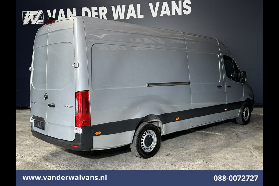 Mercedes-Benz Sprinter 317 CDI 170pk L3H2 Euro6 Airco | Camera | Navigatie | Cruisecontrol Parkeersensoren, Bijrijdersbank