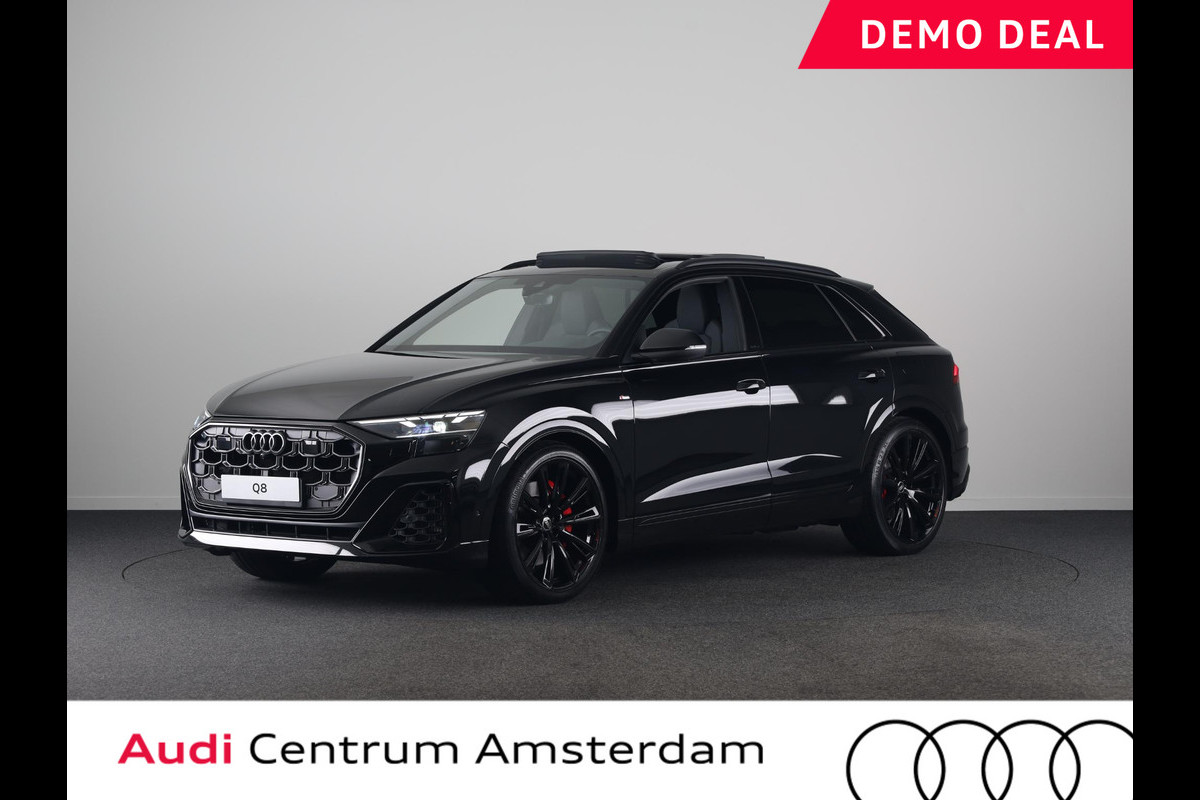 Audi Q8 Pro Line S 55 TFSI e 394 pk | Bang & Olufsen Premium 3D | Glazen panoramadak | Vierwielbesturing | Assistentie. plus, remote park |
