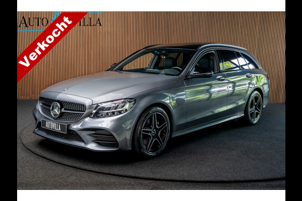 Mercedes-Benz C-Klasse Estate 180 AMG Pano Leer Camera Navi LED PTS Elekt. achterklep Elektr. trekhaak LM velgen BTW auto!